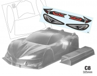 Team C C8 1:8 GT Body Shell (325mm)